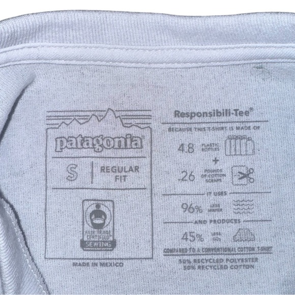 PATAGONIA NWT Men's P-6 Label Pocket Responsibili-Tee Short Sleeve T-Shirt Small - Picture 3 of 6
